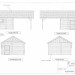 Plans d'élévation garage